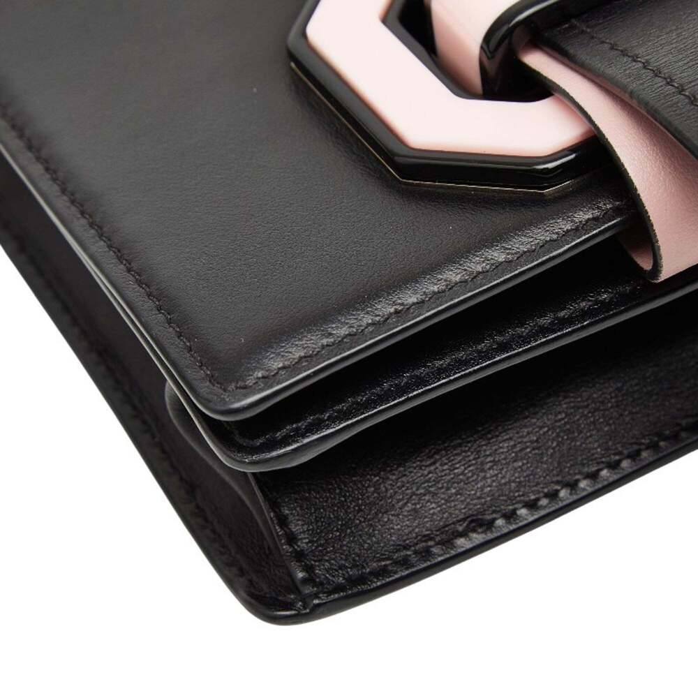 PRADA Black Leather Shoulder Bag - Picture 5 of 10